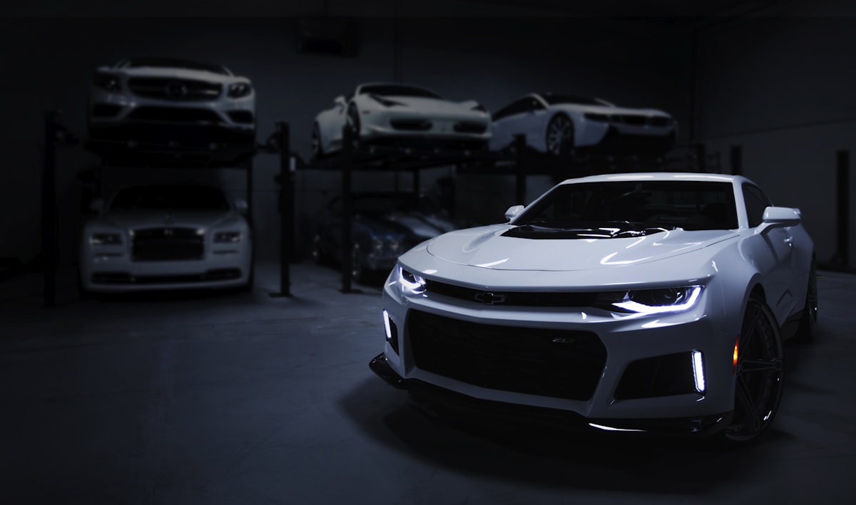 luxury sedan in silver